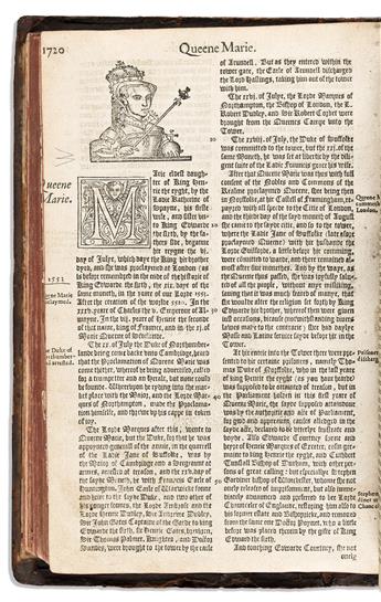 Holinshed, Raphael (1529-1580) The Firste Volume of the Chronicles of England, Scotlande, and Irelande.